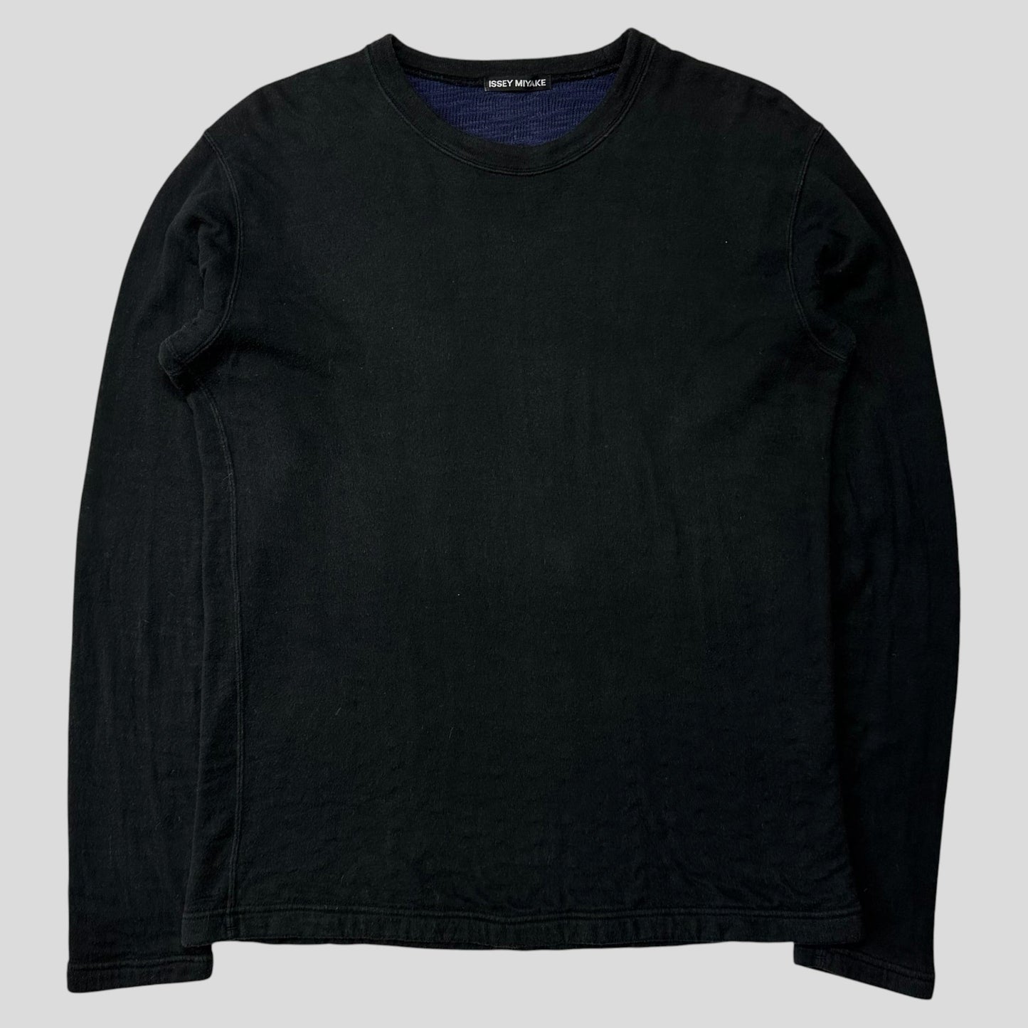 Issey Miyake 1997 Reversible Knit Sweatshirt - M | Default Title, Black