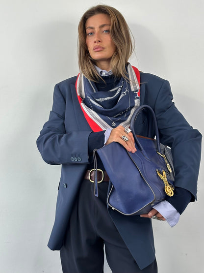 Giorgio Armani 1990s Pure Wool High Waisted Tapered Trousers - W28