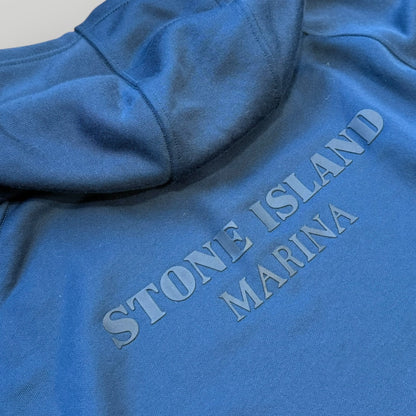 Stone Island Marina SS/21 Organic Cotton Spellout Hoodie XXL