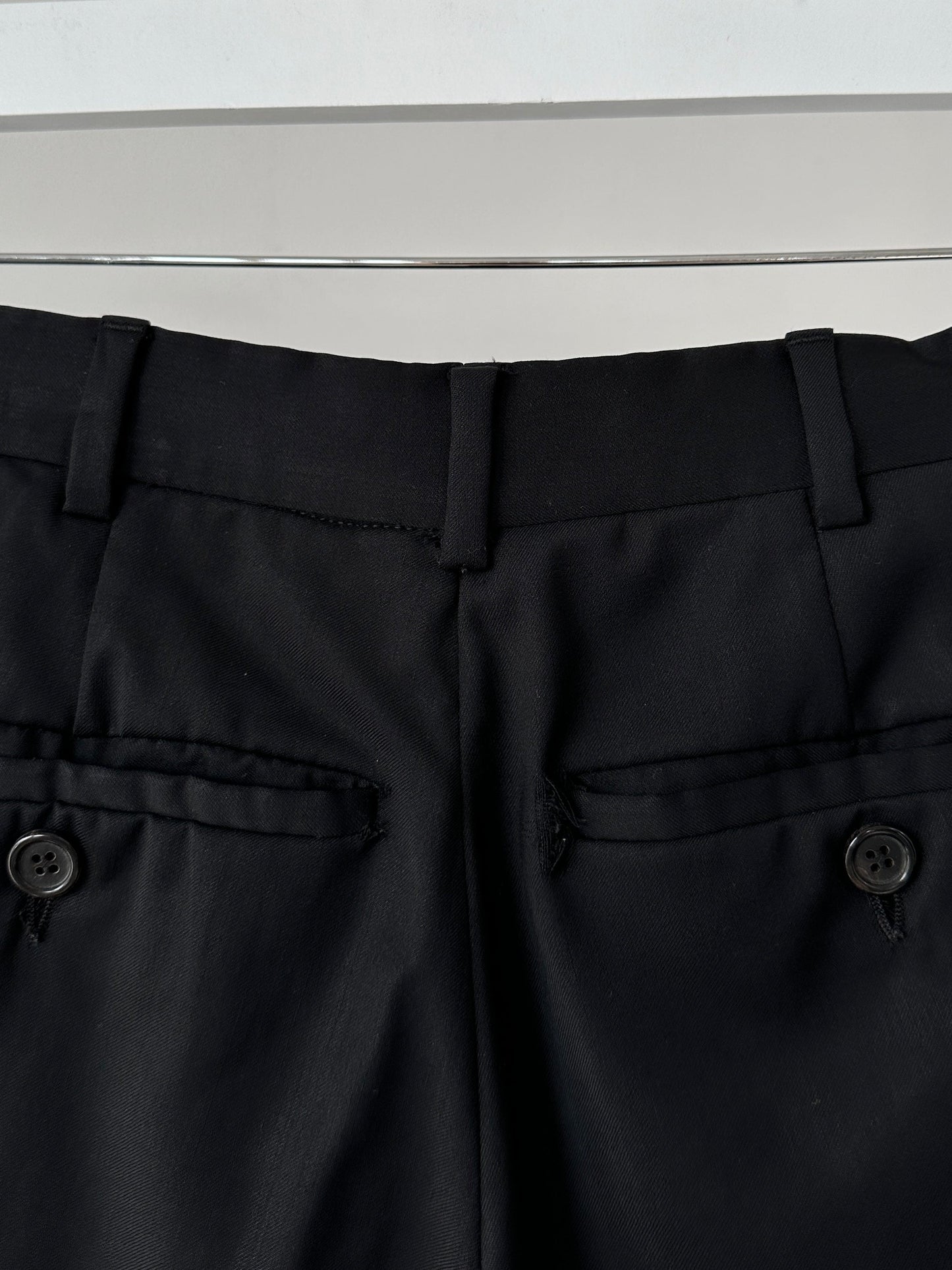 Prada Virgin Wool Mid Rise Single Breasted Suit - 40L/W28