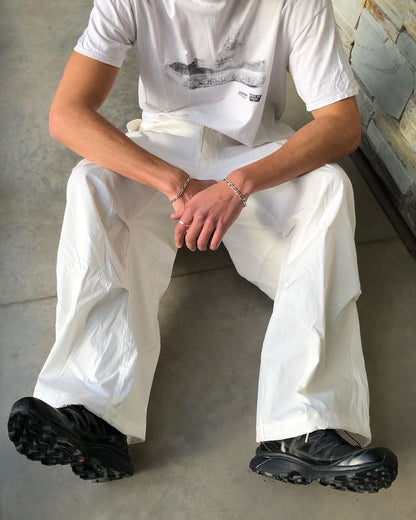 1990S VINTAGE MILITARY OVERPANTS - WHITE