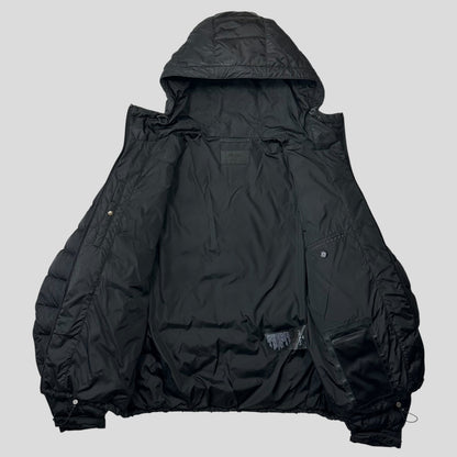 Prada 2018 Laminated Nylon Duck Down Puffer - IT52 (L) | Default Title, Black