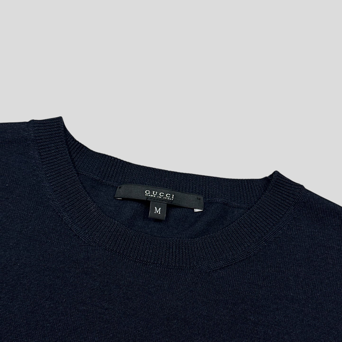Gucci Superfine Silk & Cashmere Lightweight Panelled Knit - M | Default Title, Multicoloured