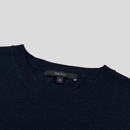 Gucci Superfine Silk & Cashmere Lightweight Panelled Knit - M | Default Title, Multicoloured