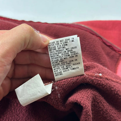 Bape OG 2005 Red Camo Spellout Full Zip Hoodie - L/XL