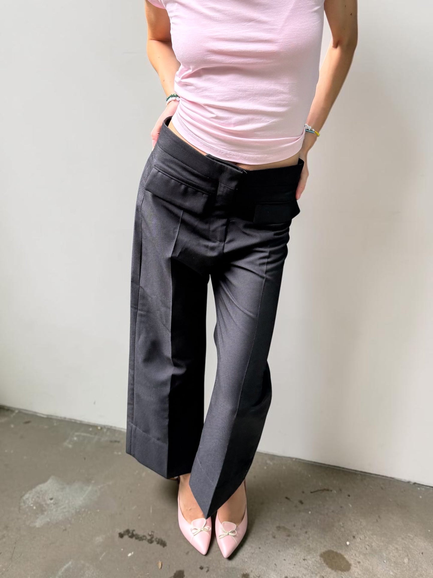 MSGM Milan Trousers | Black, Red