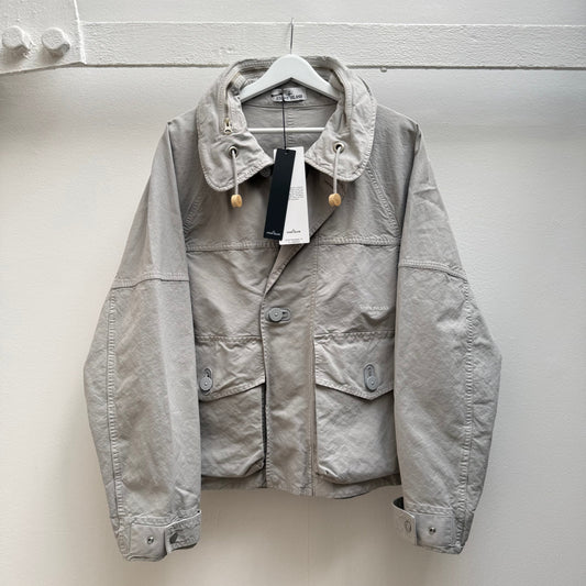 BNWT Stone Island SS26 Nyco Panama Marina Sail Jacket (L) | Large, Grey