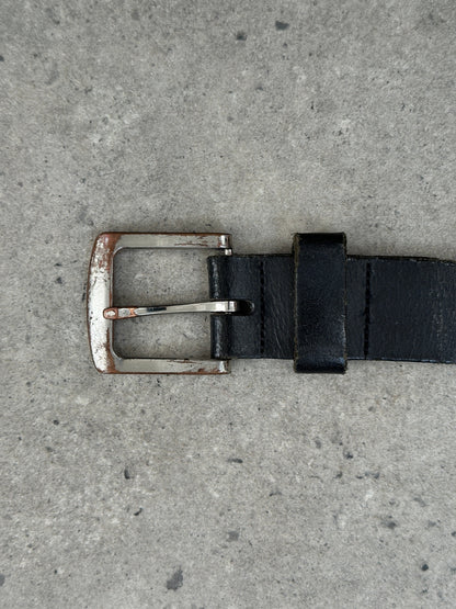 Vintage Chrome Leather Belt W34-38