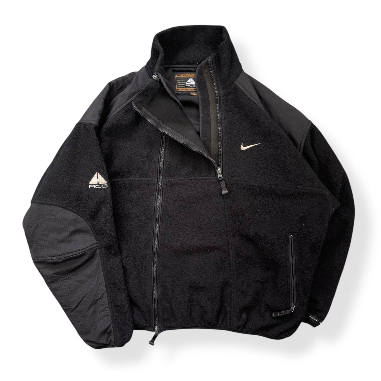1998 Nike ACG Dual Zip F.I.T Fleece (L) | Default Title, Red