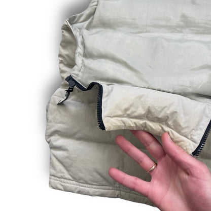 2000's Bench Dual Zip Puffer Gilet (S) | Default Title, Cream