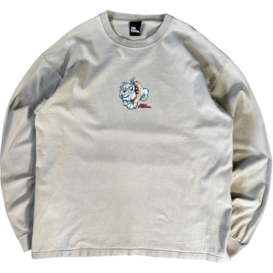 No Fear 90’s Longsleeve T Shirt L | Large, Cream