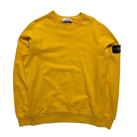 Stone Island Yellow Pullover Crewneck - Known Source