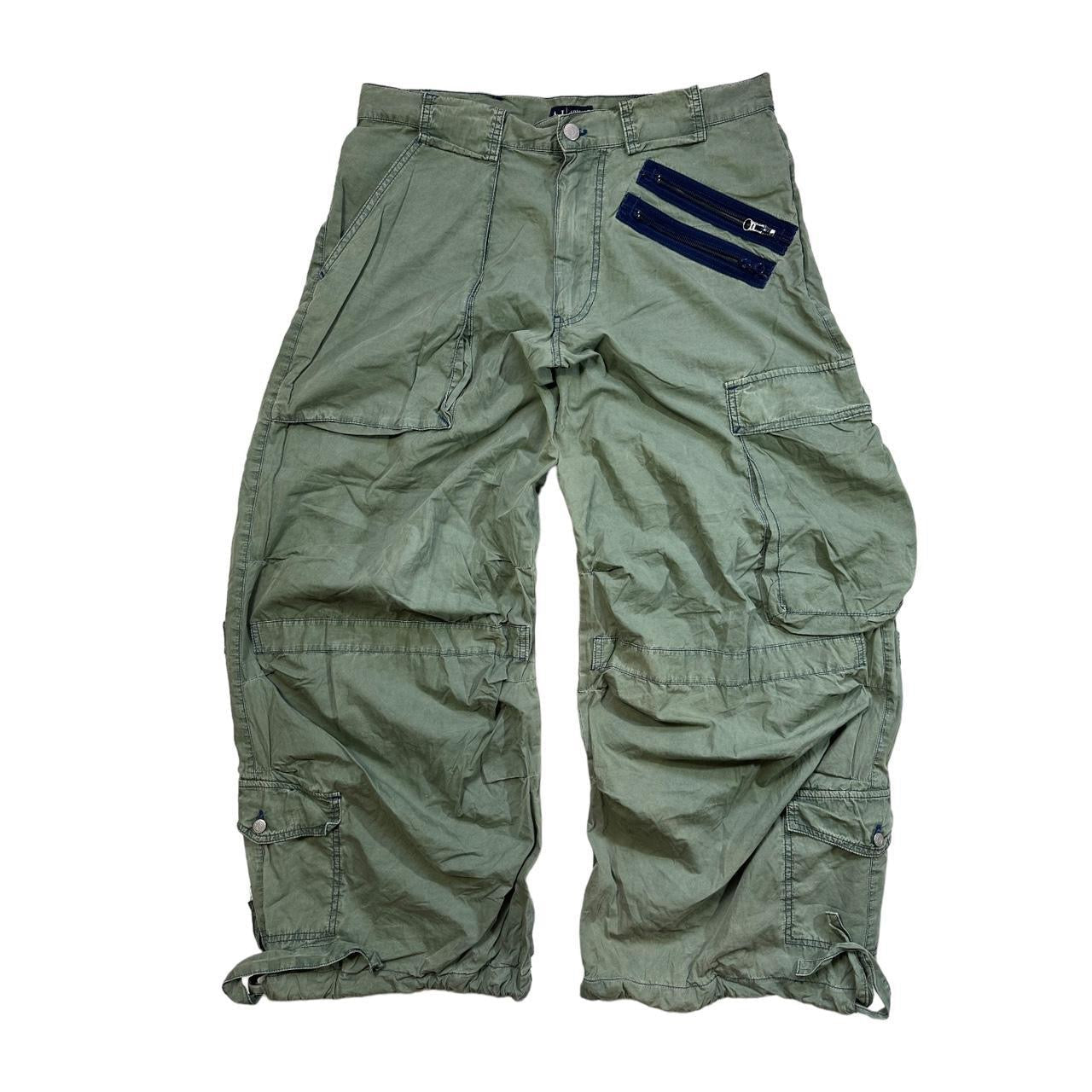 Armani Jeans Baggy Khaki Cargo Bottoms