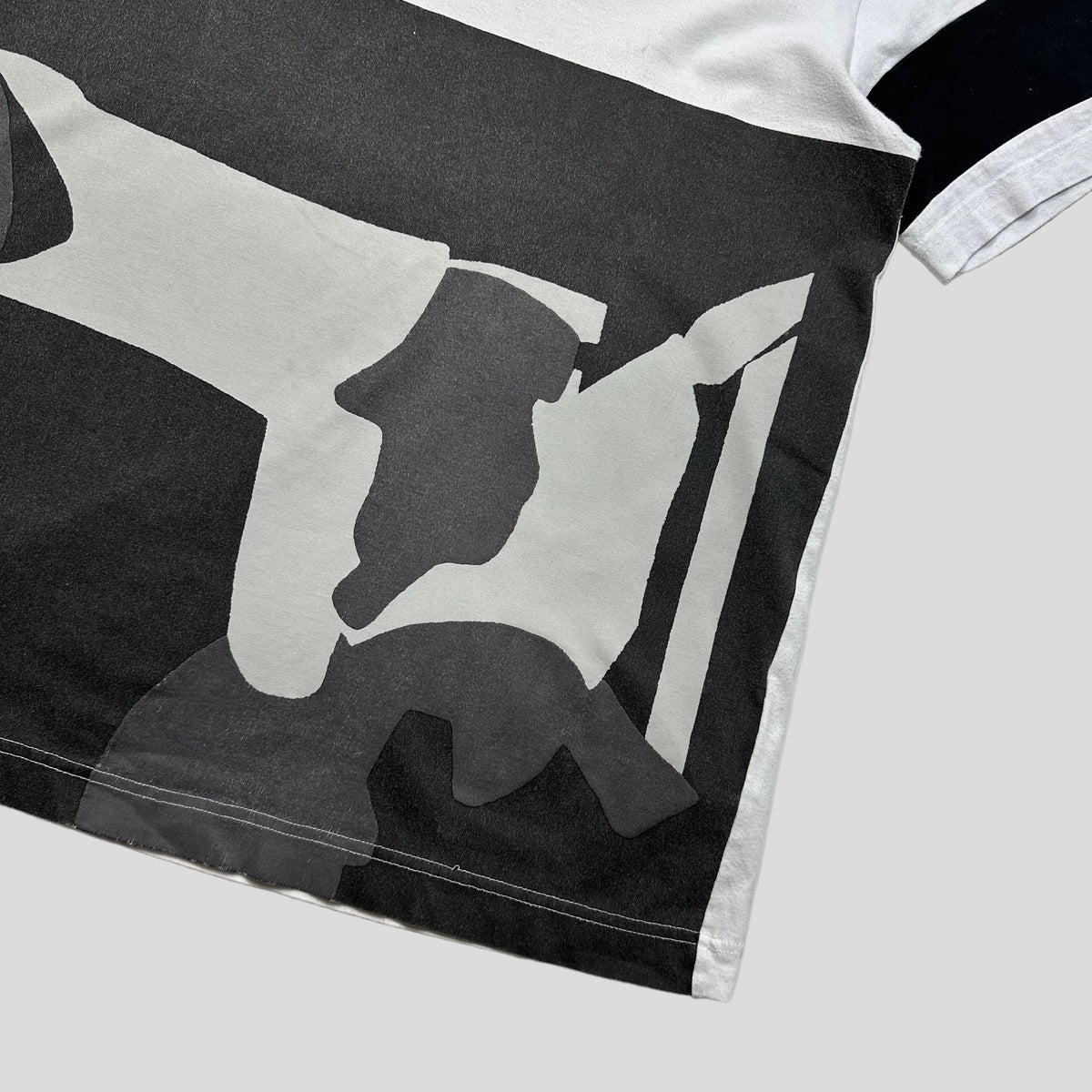 CDG Homme Plus 2016 Abstract Camo T-shirt - M/L | Medium, Black