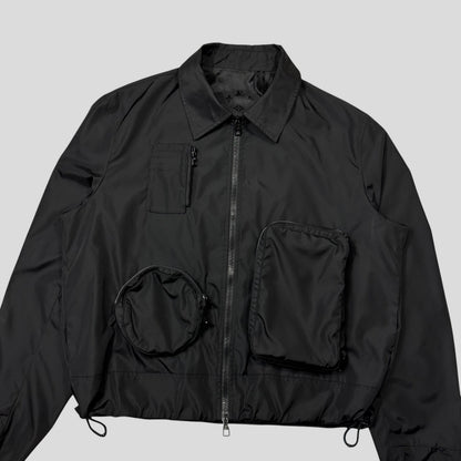 Louis Vuitton by Virgin Abloh 2020 Boxy Nylon Utility Jacket - IT48 (L) | Default Title, Black