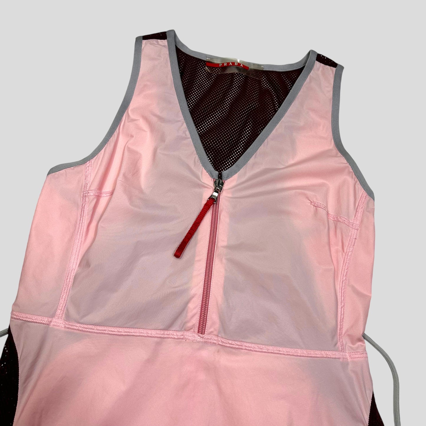 Prada Sport SS00 Nylon Mesh Technical Dress - IT44 | Default Title, Multicoloured