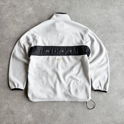 Nike RARE 1990s 1/4 zip technical heavyweight fleece (M)