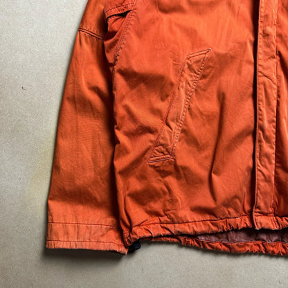 S/S 2004 Safety Orange Raso Flocatto Riot Mask Jacket