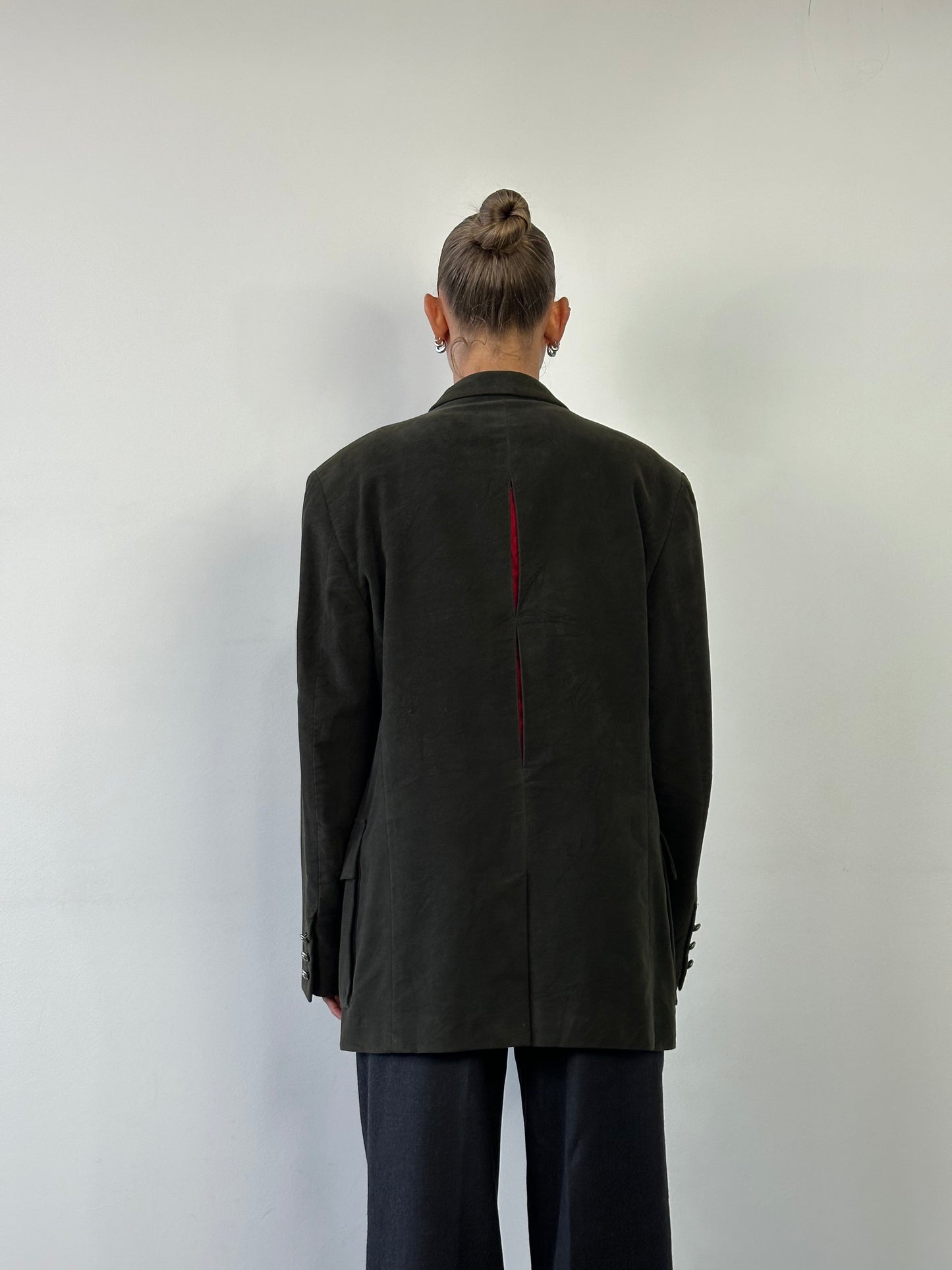 Versace Jeans Couture Pure Cotton Bespoke Medusa Button Blazer - 40R/L