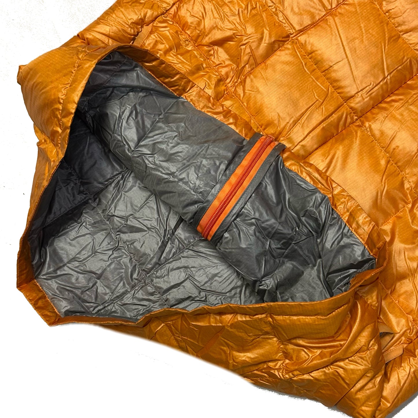 Montbell Square Stitch Puffer Jacket In Orange (L) | Montbell, Orange