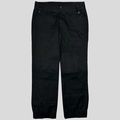 Gucci by Tom Ford 2002 Panelled Black Smart Trousers - IT40 | Default Title, Black