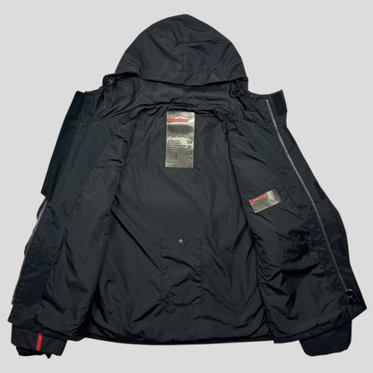 Prada Sport AW99 Iridescent Ballistic Nylon Stash Ski Jacket - IT50 | Large, Black