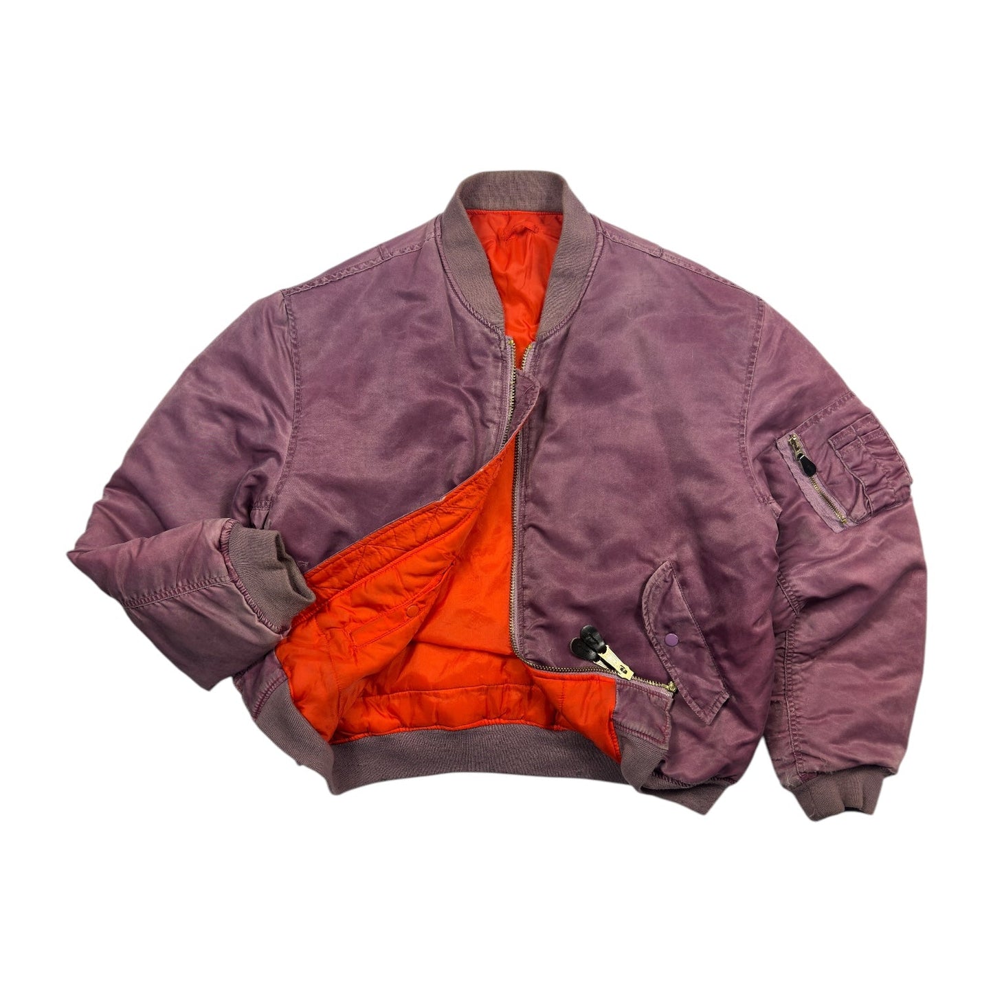 Alpha Industries Purple MA-1 Flight Jacket