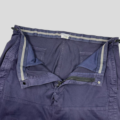 Stone Island AW04 Heavy Cotton Spellout Carpenter Trousers - 36-40 | Default Title, Blue