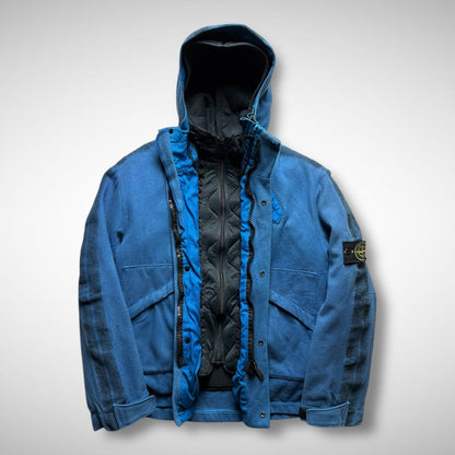 Stone Island Asymmetrical Wool Jacket w/ Liner (AW2001)