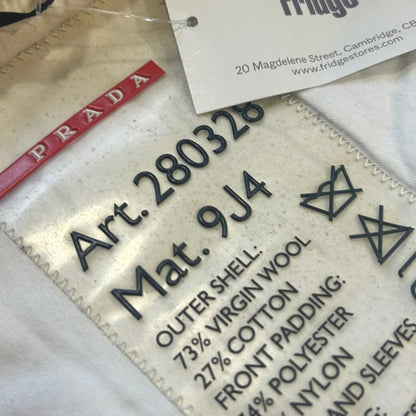 Prada Sport 00’s Pea Coat M