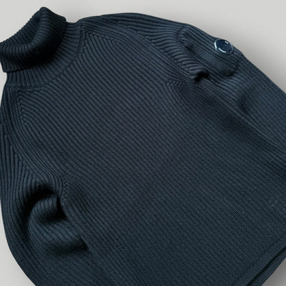 C.P. Company Lana Wool Ribbed Turtle Neck Knit 48 / S