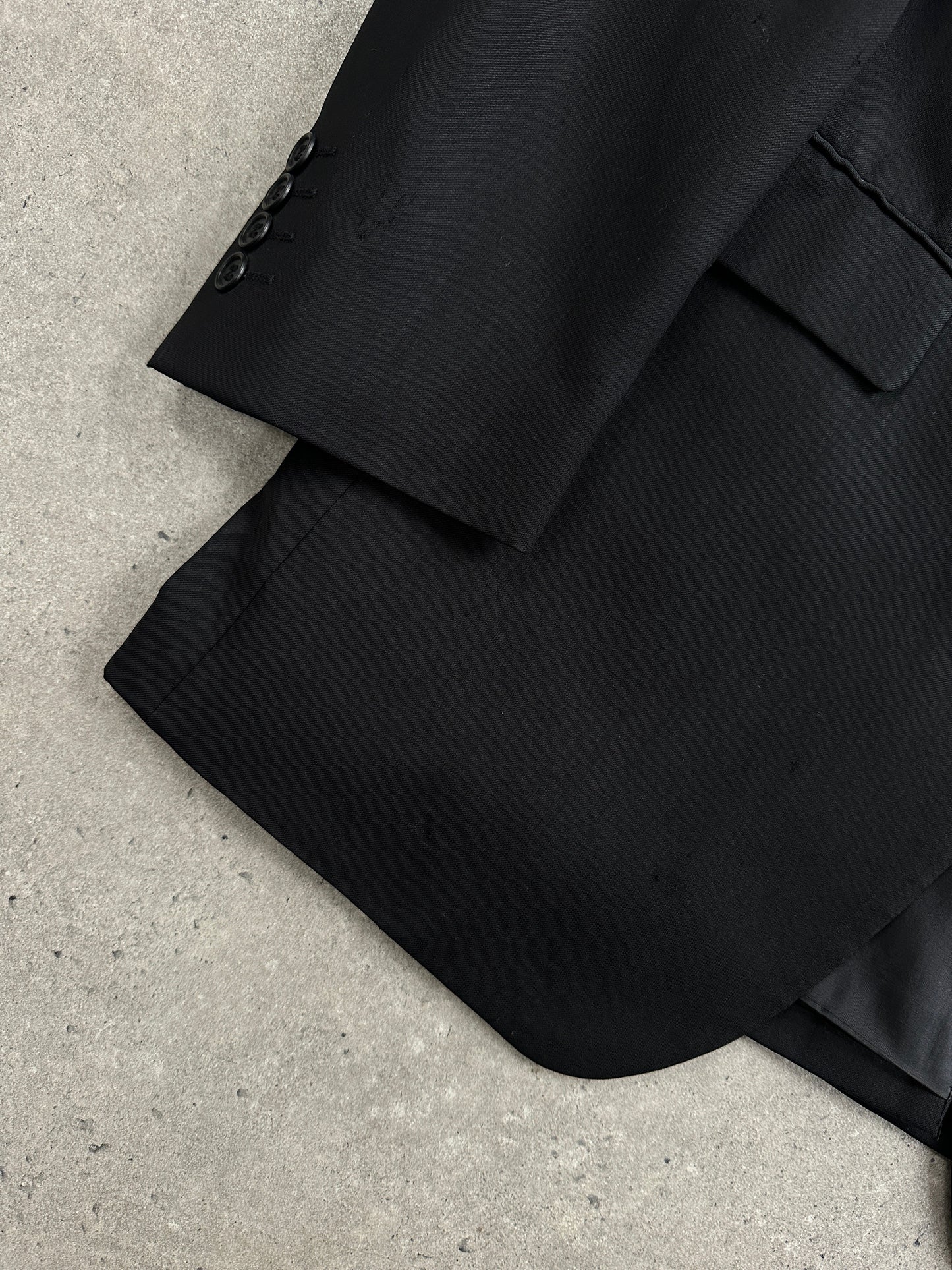 Yves Saint Laurent Pour Homme 1990s Pure Wool Single Breasted Blazer - 40L/XL