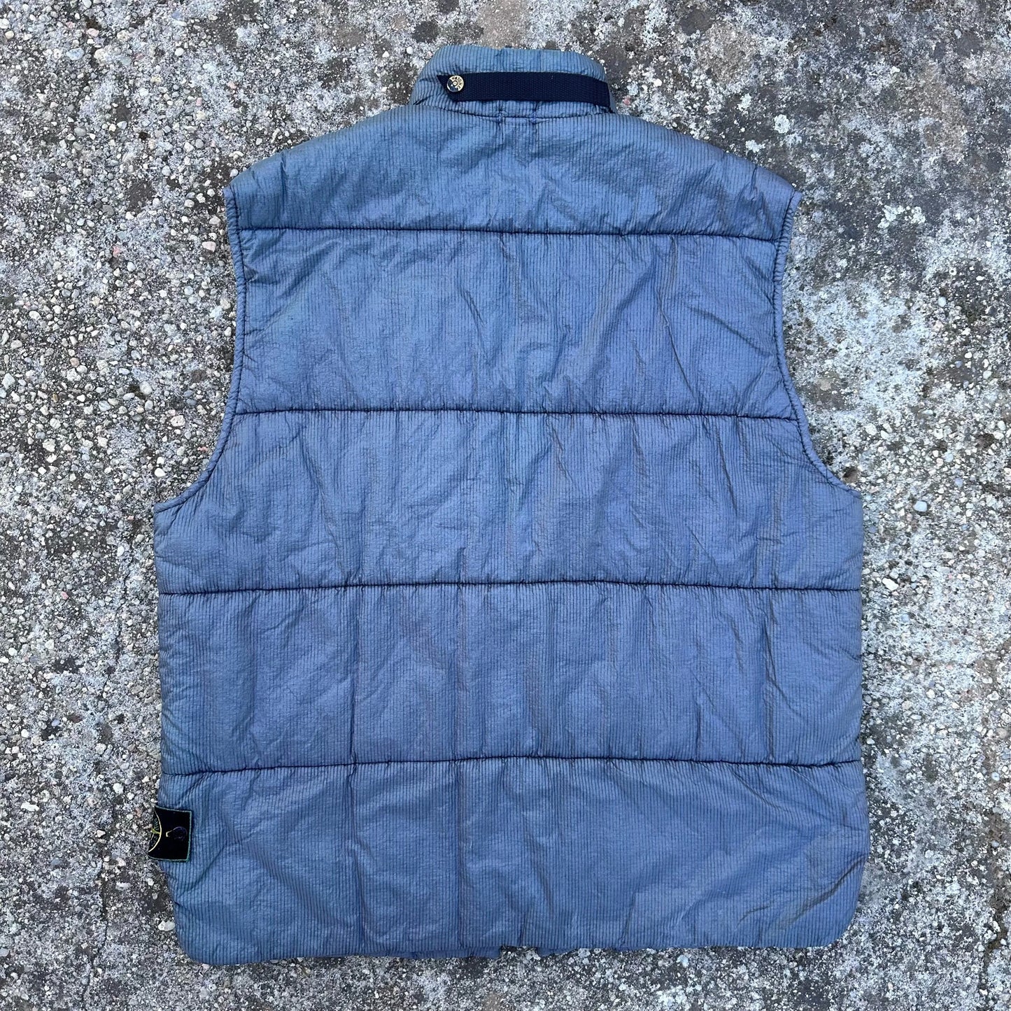 A/W 1995 Silver Nylon Ripstop Padded Gilet