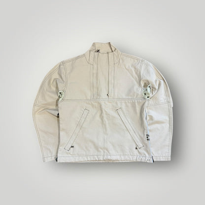 Maharishi Womens Asymmetrical Cotton Canvas Smock XS