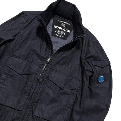 CP Company Armani Wool Gum Jacket | XXL, Dark Blue