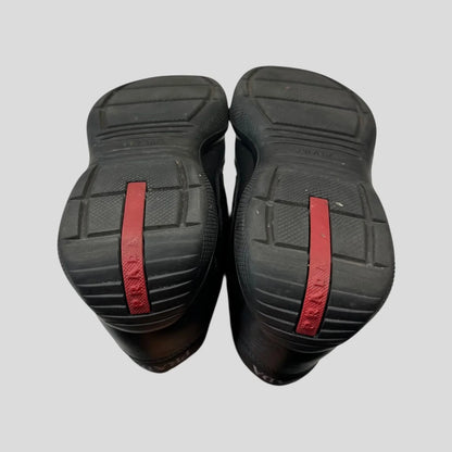 Prada 2007 Cups Carbon Logo Triple Black - UK8