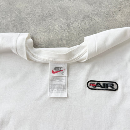 Nike Air 1990s heavyweight rubber logo tshirt (L)