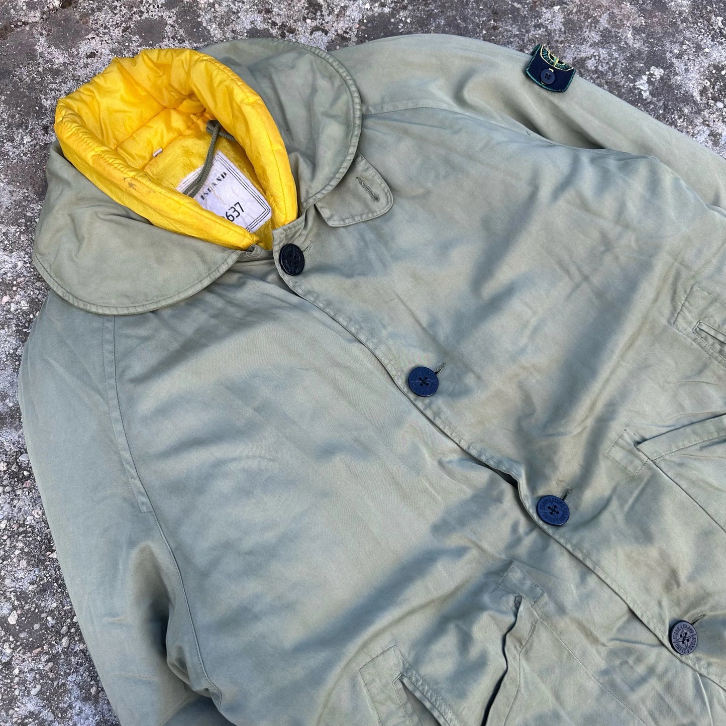 A/W 1985 Raso Gommato Dual Layer Trench Coat