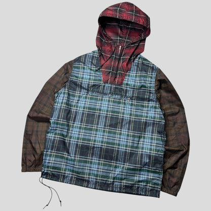 Comme Des Garçons SHIRT 2012 Runway Plaid Panelled Nylon Anorak - S/M