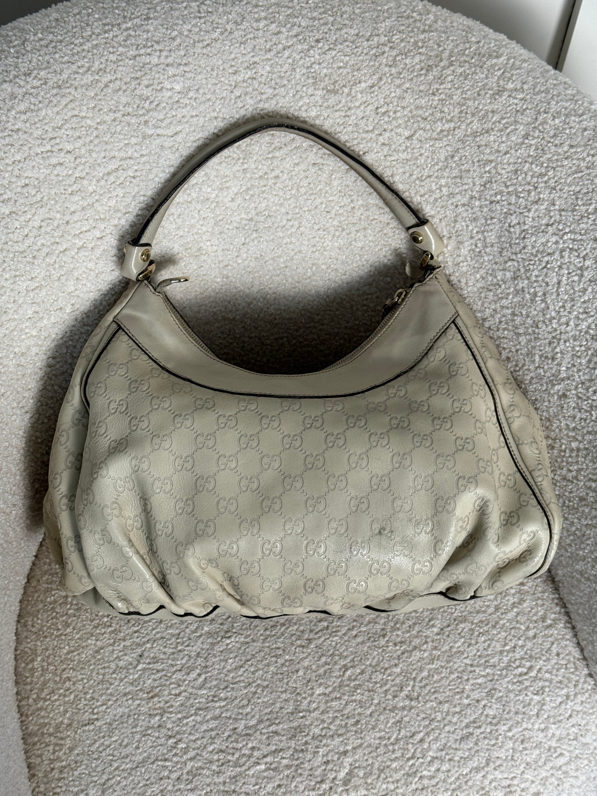 2000s Gucci Guccissima Large D-Ring Shoulder Bag | O/S, Multicoloured
