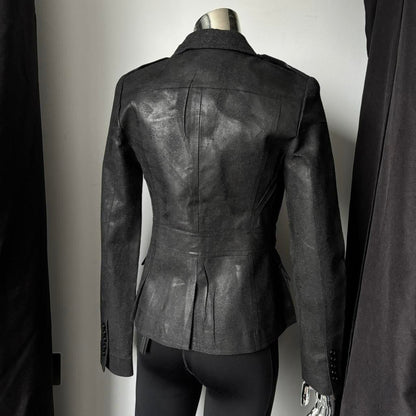 DIESEL BLACK GOLD FW13 MILITARY  BLAZER | O/S, Black