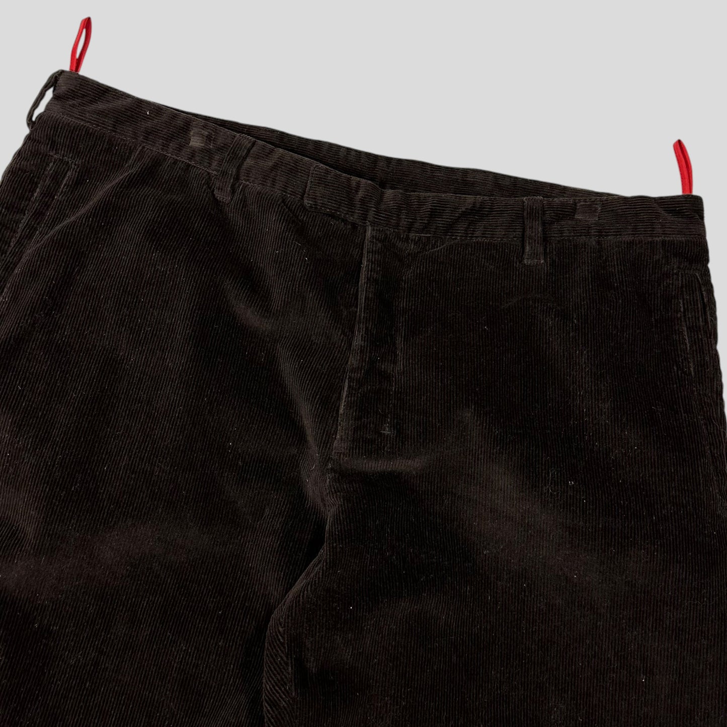 Prada Sport 00’s Baggy Adjustable Needle Corduroy Trousers - IT54