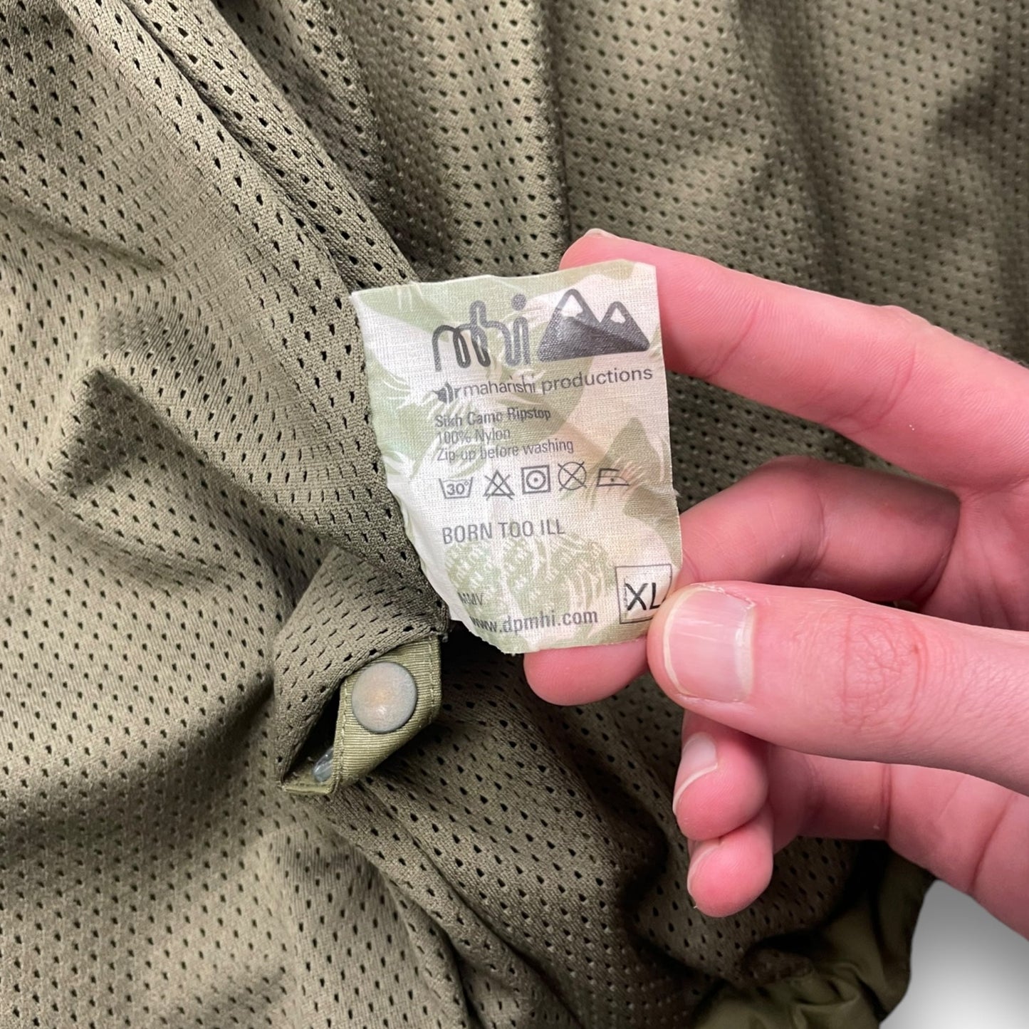 2005 Maharishi MHI Sikh Camo Ripstop Jacket (XL) | Default Title, Multicoloured