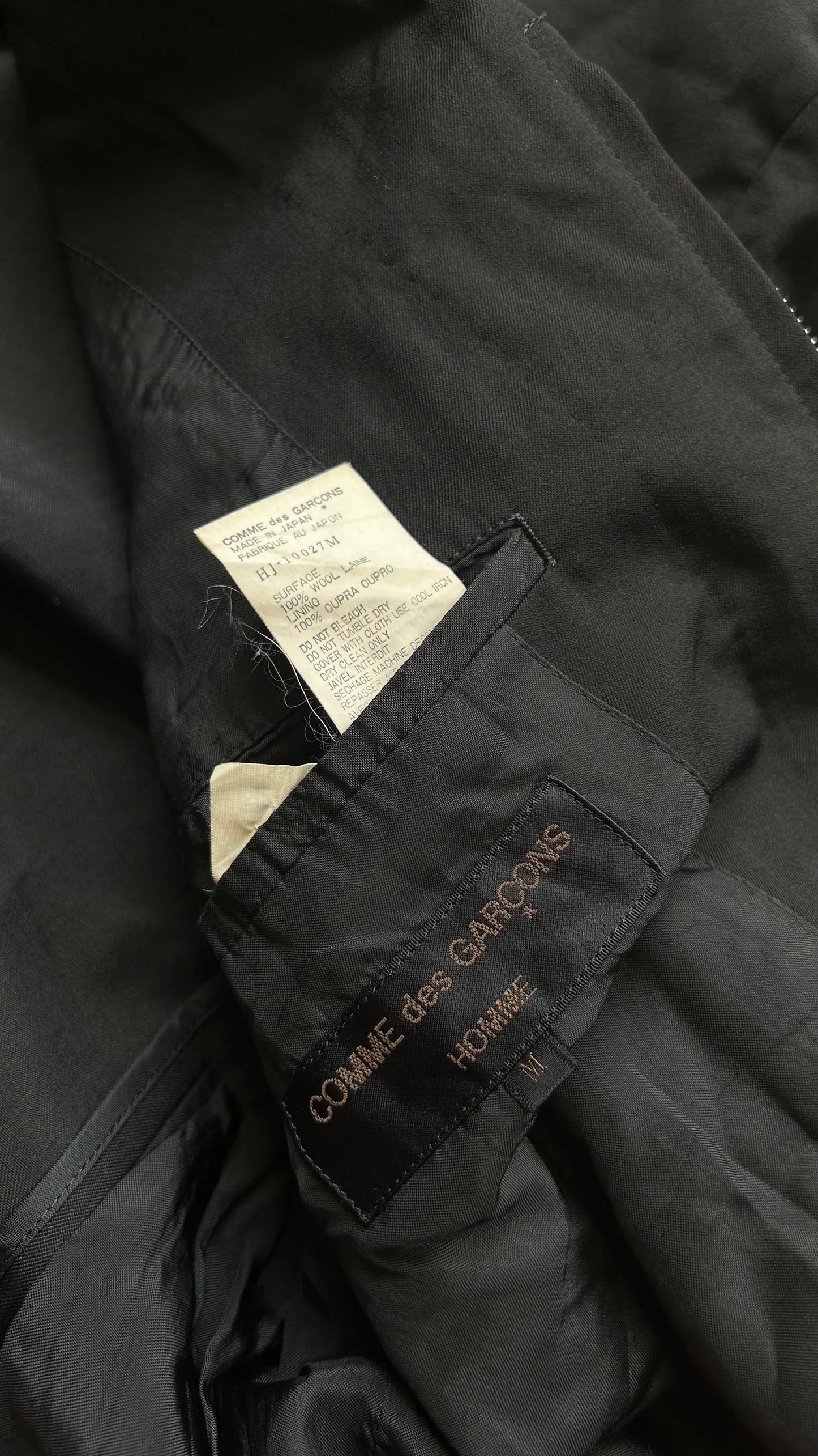 Comme Des Garçons SS/1993 Blazer Jacket L