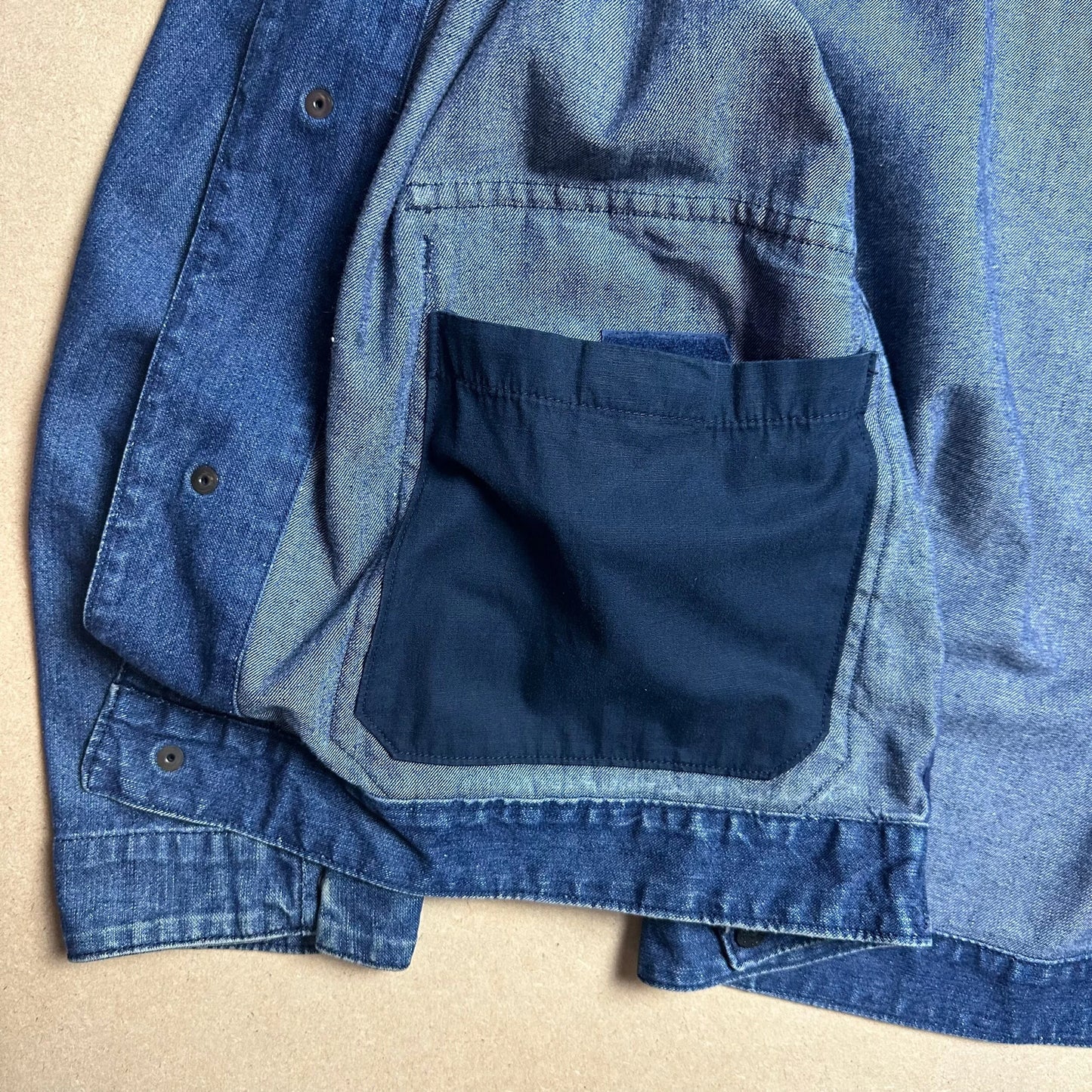 S/S 1995 Blue Selvedge Denim Blouson Work Jacket
