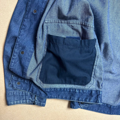 S/S 1995 Blue Selvedge Denim Blouson Work Jacket