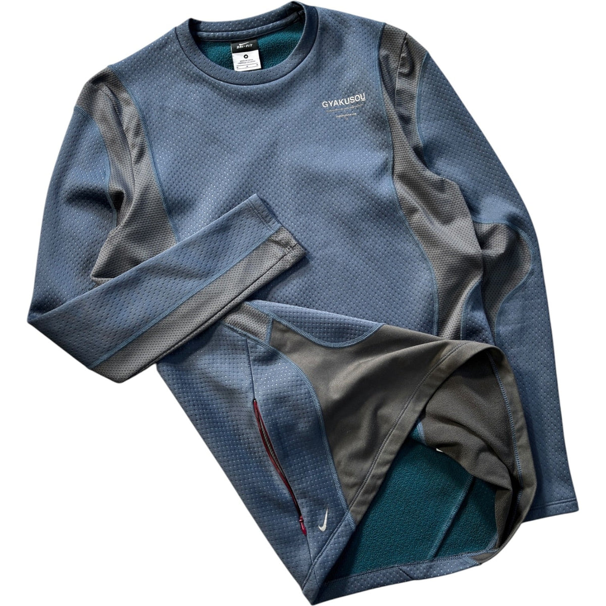 Nike Lab x Gyakusou Dri Fit Long Sleeve Top M | Medium, Blue