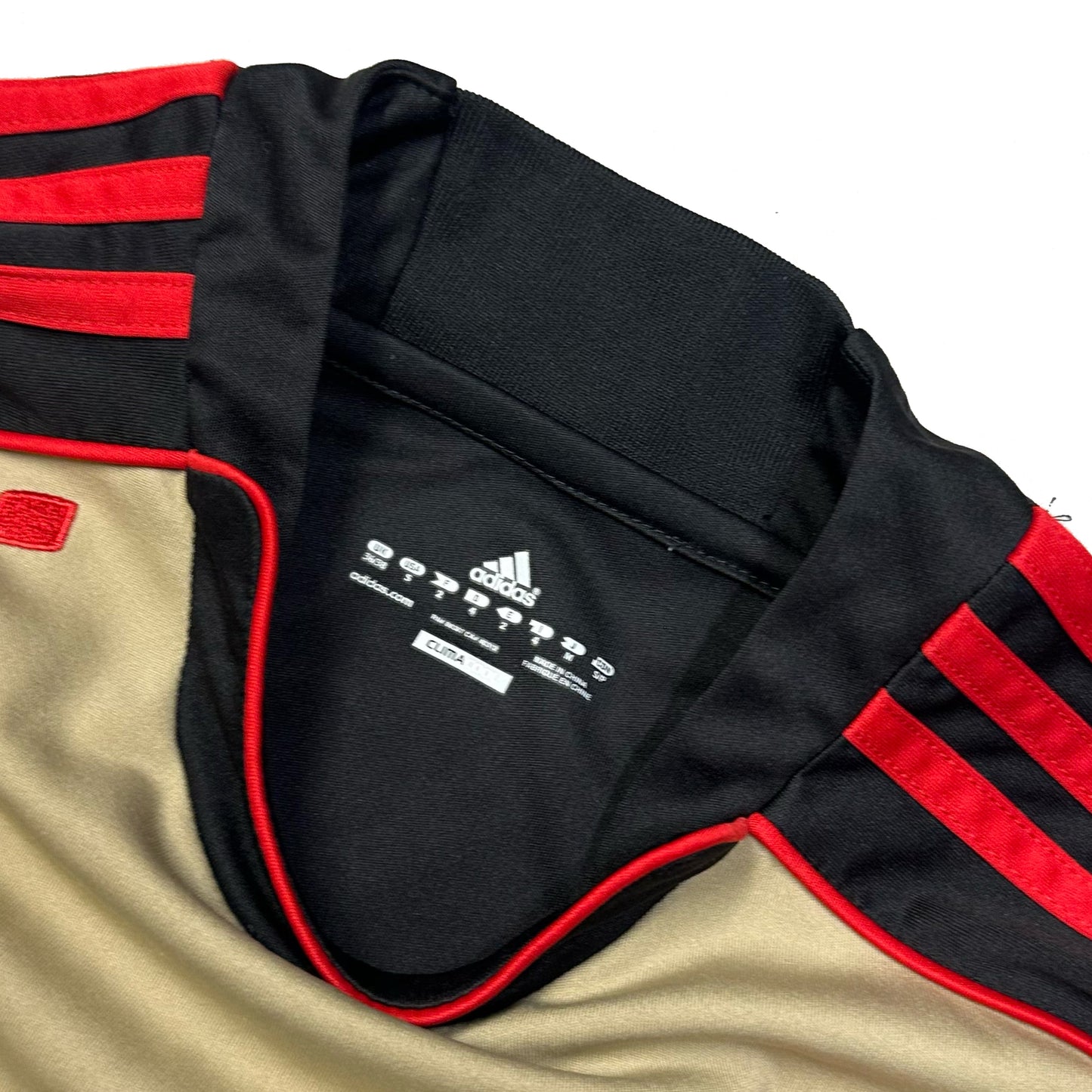 Adidas AC Milan 2010/11 Shirt In Black & Red ( S )