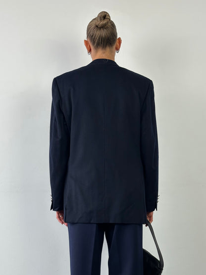 Pull x Loro Piana Brushed Wool Single Breasted Blazer - L