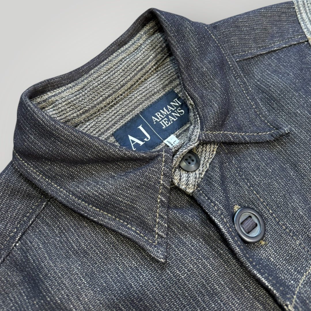 Armani Jeans Heavy Denim 2000's Overshirt L